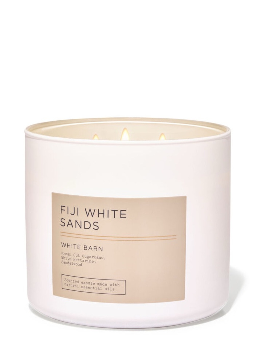 BBW Fiji White Sands 3-Wick Candle